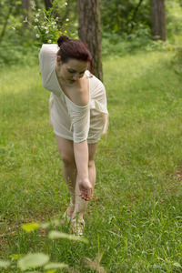 Lisa Musa Naked Nature Girl Strips Outdoors