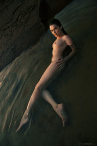 Serena Wood Strips Naked Her Bikini