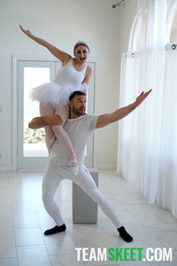 Penelope Kay Ready For Her Private Ballet Lesson With Huge Cock