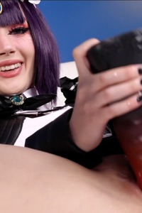 Purple Bitch Gets Fucked Hard In Her Tiny Ass