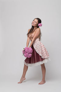 Marina T With Amazing Boobies And Flowers
