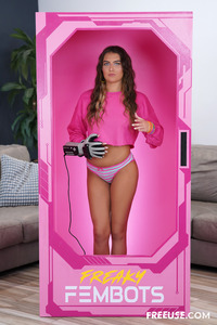 Selina Bentz Shows Off Her Retro Fembot Thrills, Sucking And Bouncing For Endless Delight