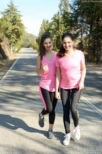 FTV Stella And FTV Francesca Having Nude Walking Fun