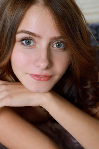 Green-eyed Russian Babe Dakota Pink