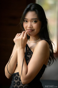 Minari Flaunting Her Smooth Shaved Pussy And Firm Round Ass With A Sultry Gaze