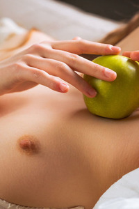 Asia B Offer A Tempting Rear View Of Her Peachy Bottom