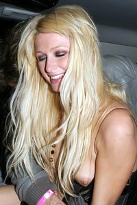 Famous Paris Hilton Gets Naked