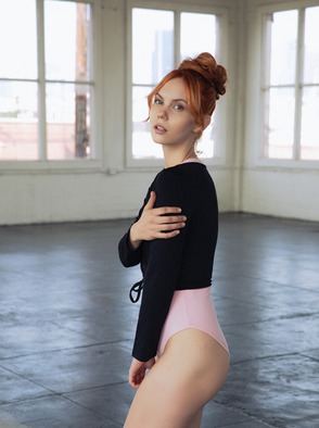 Redhead Kayla Coyote Dance Teacher Getting Naked