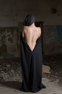 Judith Able Playful Nun Posing Naked
