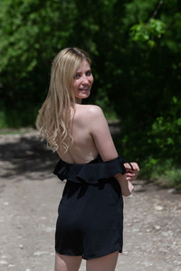 Varvara Erotic Babe Posing Outdoors