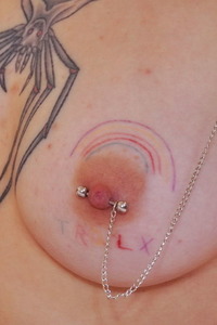 Alena Use Hands And They Immediately Get Busy On Her Swollen Clit