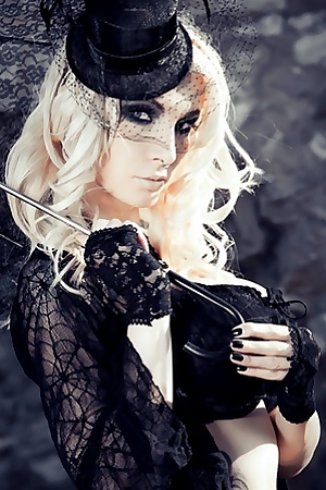 Susan Wayland As Goth Queen