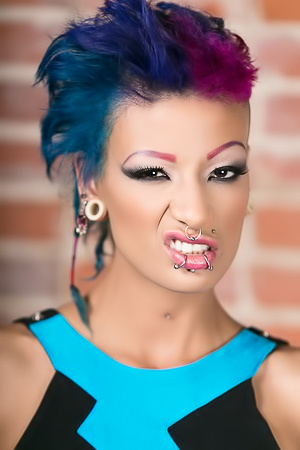 Exotic Punk Roggie Skintight Dress