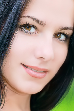Cutie shows her tight holes in detail.