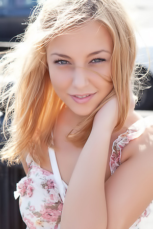 Cute Russian Blonde Nikia A In Moscow