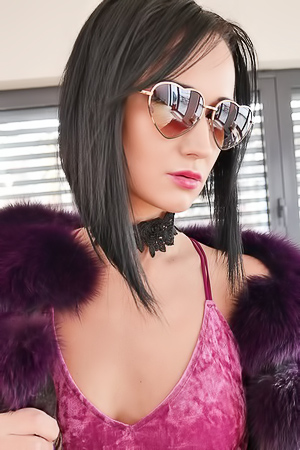 Angie Moon Fucked Deep With Two Cocks