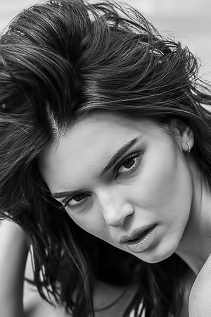 Black and White pictures of various celebrities