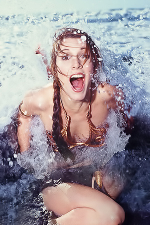 Carrie Fisher - Star Wars photoshoot for Rolling Stones Magazine
