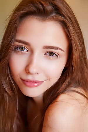 Mila Azul - Adorable ginger teen babe got impressive sexy boobs and butt