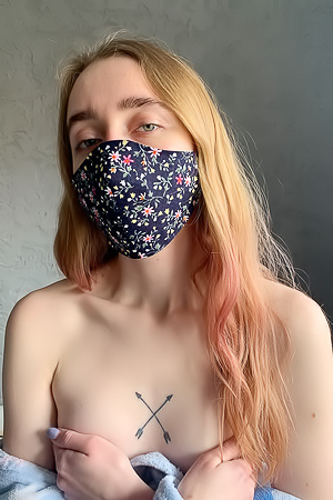 Hot Teen From Belarus Stripping On Balcony