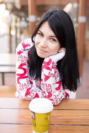 Teasing after coffee with Alla B