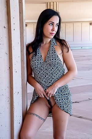 Alex Gets Horny In The Backyard