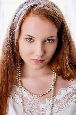 Lola Jolie Baring Lovely Breasts With Puffy Pink Nipples