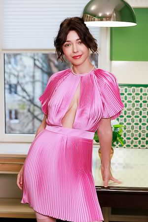 Mila Azul Plunging Neckline That Skims Over Her Beautiful Big Breasts