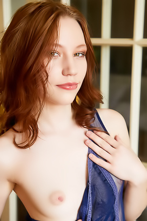 Maya Sinn Spreads Her Delicate Pink Pussy Lips Like Butterfly Wings