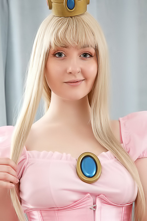 Em Yang in Princess Peach at Only Tease