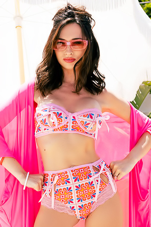 Brooke Tilli In Summer Stream