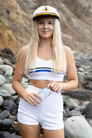 Emma K Get Ready To Strip Outdoors