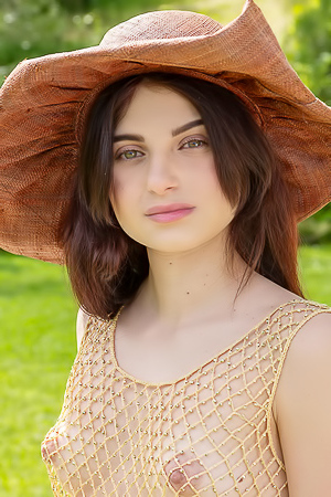 Zoelie Wearing Nothing But High Heels That Accentuate Her Long Legs And Perfect Booty