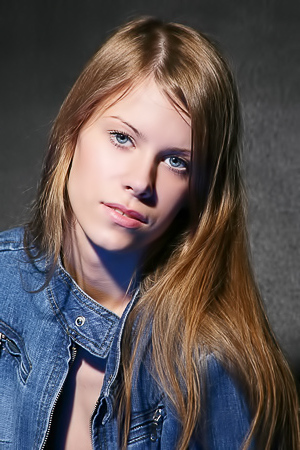 Slender Girl Renata A - Denim Fetish