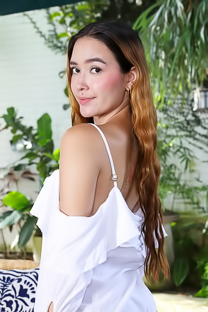 Angelica Synn In Sheer Back