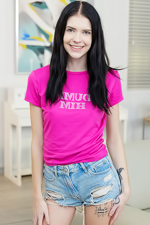 Bella Nova Caresses Herself Down Until Her Entire Body Is Primed To Cum