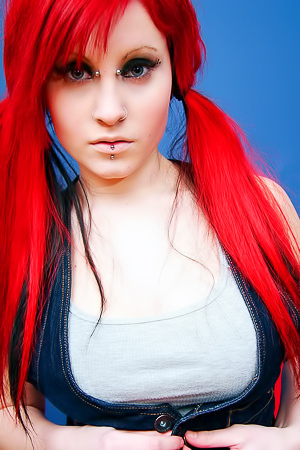 The red chair & hair