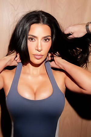 Kim Kardashian Promoting Sexy Workout Wear!