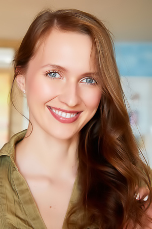 Stacy Cruz Her Long Brunette Hair Cascading Over Her Shoulders