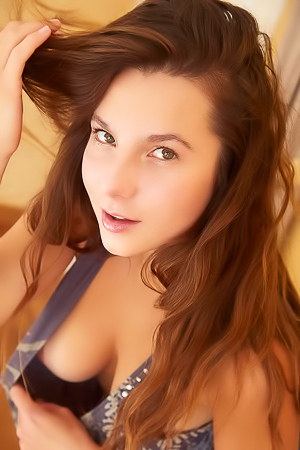 Belka Bends Over And Grabs Her Sexy Bubble Butt