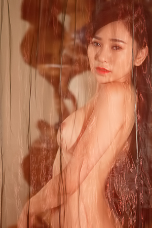 Wu Muxi Softly Glows in Dimly Lit Porn Gallery