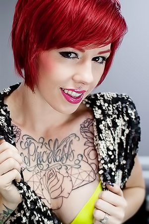 Grease Your Cock On Tierannys Tattooed Skin
