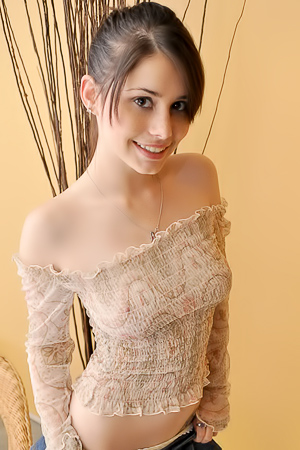 Skirt Billowing Nearly Off, Watching the Silken Motion
