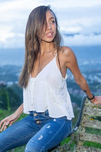 Camila Luna Enjoys Sunset With Masturbating